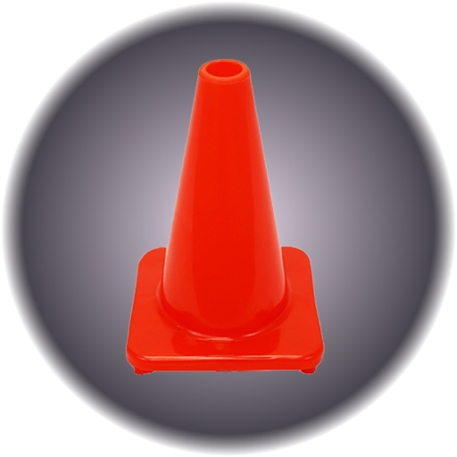 Orange Traffic Cone 12" - Small