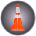 Orange Traffic Cone 19" - Medium