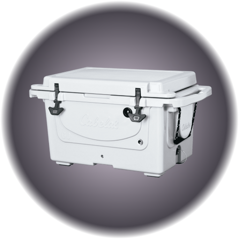 Chest Cooler - 100 Quart Rolling, Polar Cap