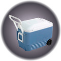Chest Cooler - 40 Quart - Rolling
