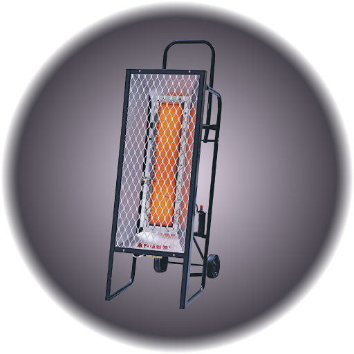 Propane Heater Rolling 35,000 BTU