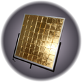 42" x 42" Reflector With Yoke Brake - Gold