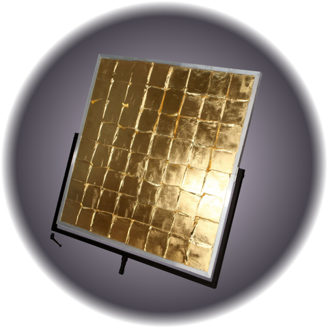 42" x 42" Reflector With Yoke Brake - Gold