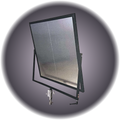 42" x 42" Reflector with Yoke Brake - Mirror