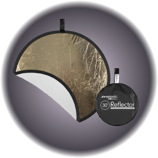 40" Collapsible Reflector - Gold/White