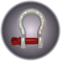 1/4" Screw Pin Shackle