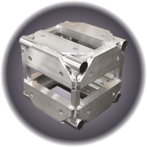 12" x 12" Box Truss 6 Way Corner Block