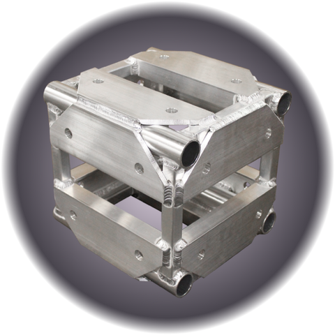 12" x 12" Box Truss 6 Way Corner Block