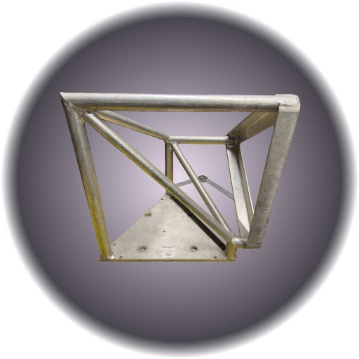 18" Lite Duty Tri-Truss 90º Base Right