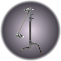 20" C-Stand, Narrow Base "Punky", Head & Arm