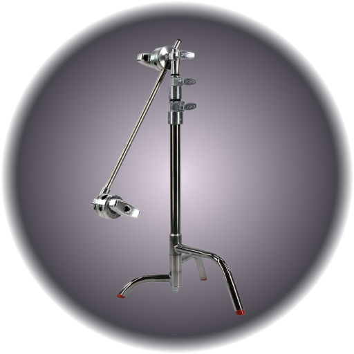 20" C-Stand, Narrow Base "Punky", Head & Arm