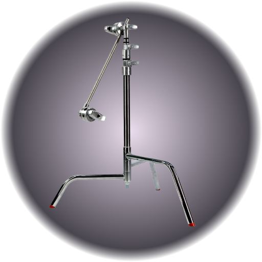 20" C-Stand, Spring Loaded, Head & Arm