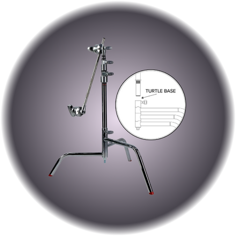 20" C-Stand, Turtle Base, Head & Arm