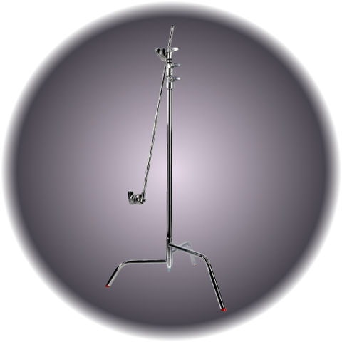 40" C-Stand, Spring Loaded, Head & Arm