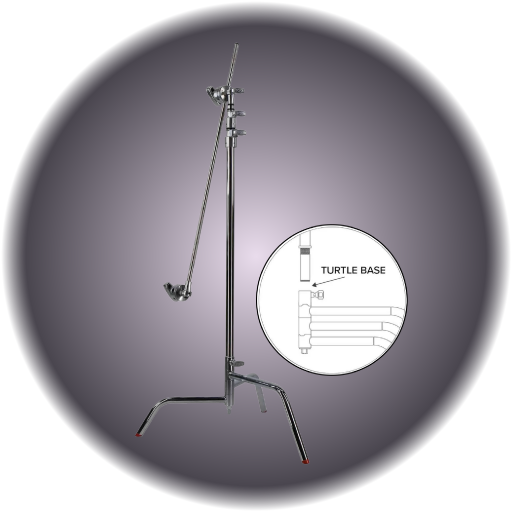 40" C-Stand, Turtle Base, Head & Arm