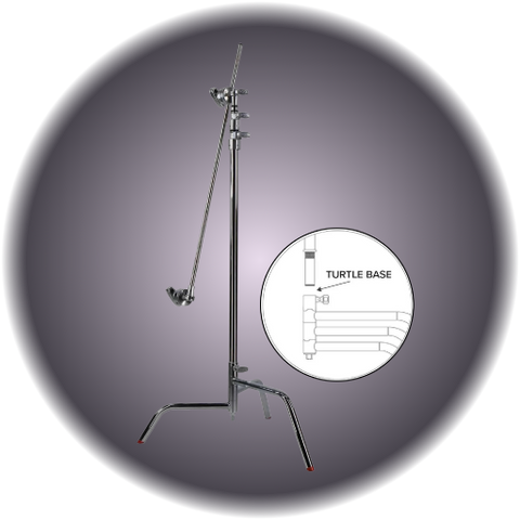 40" C-Stand, Turtle Base, Head & Arm