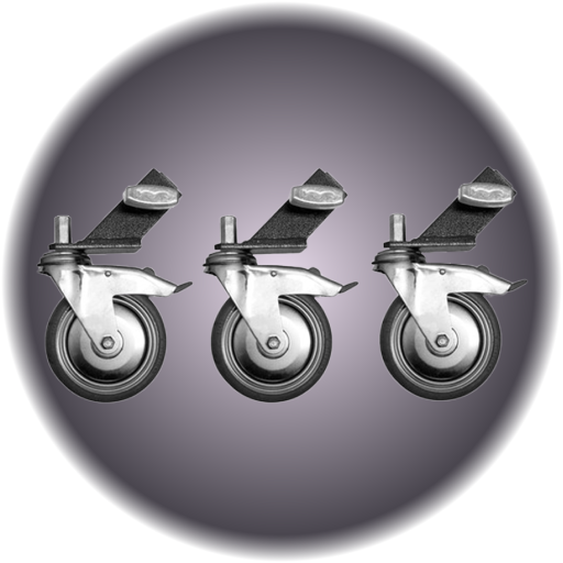 Set of 3 Mombo Combo Wheels (New Style 1.25" x 1.25")