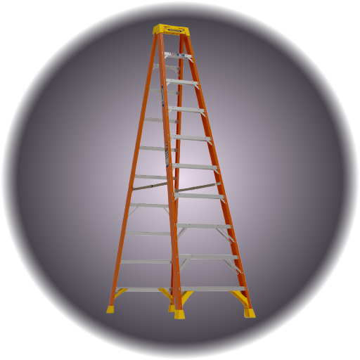 10' Single Sided Step Ladder