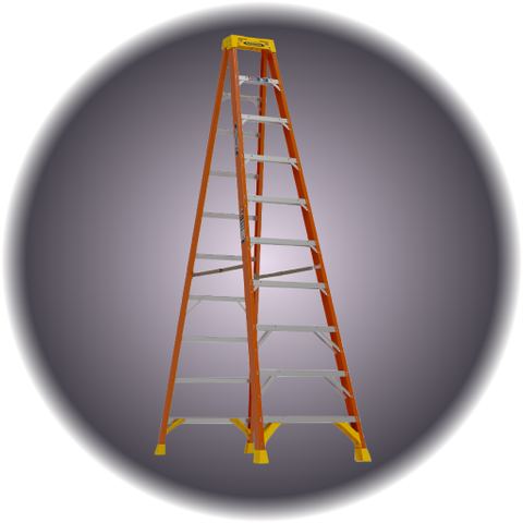 10' Single Sided Step Ladder