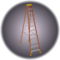 12' Single Sided Step Ladder