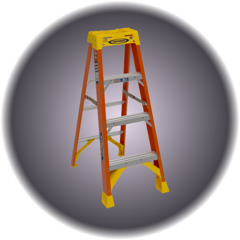 4' Single Sided Step Ladder