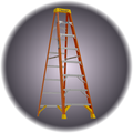 8' Single Sided Step Ladder