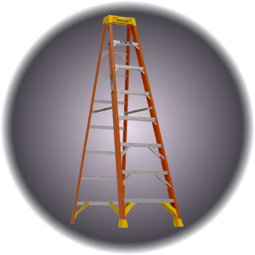 8' Single Sided Step Ladder