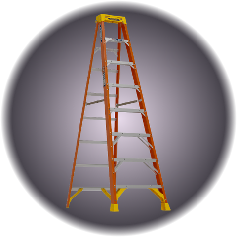 8' Single Sided Step Ladder